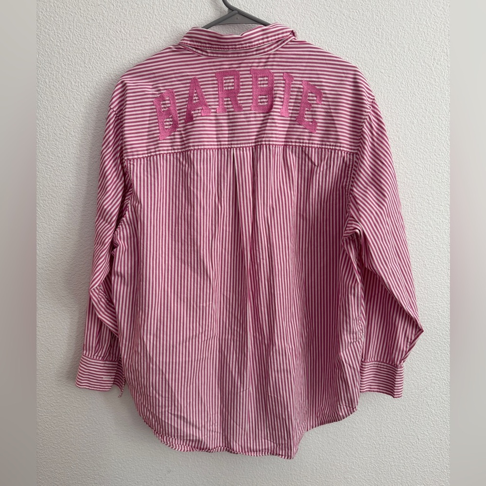 Gap Oversized Special Edition Button Up *Barbie - image 1